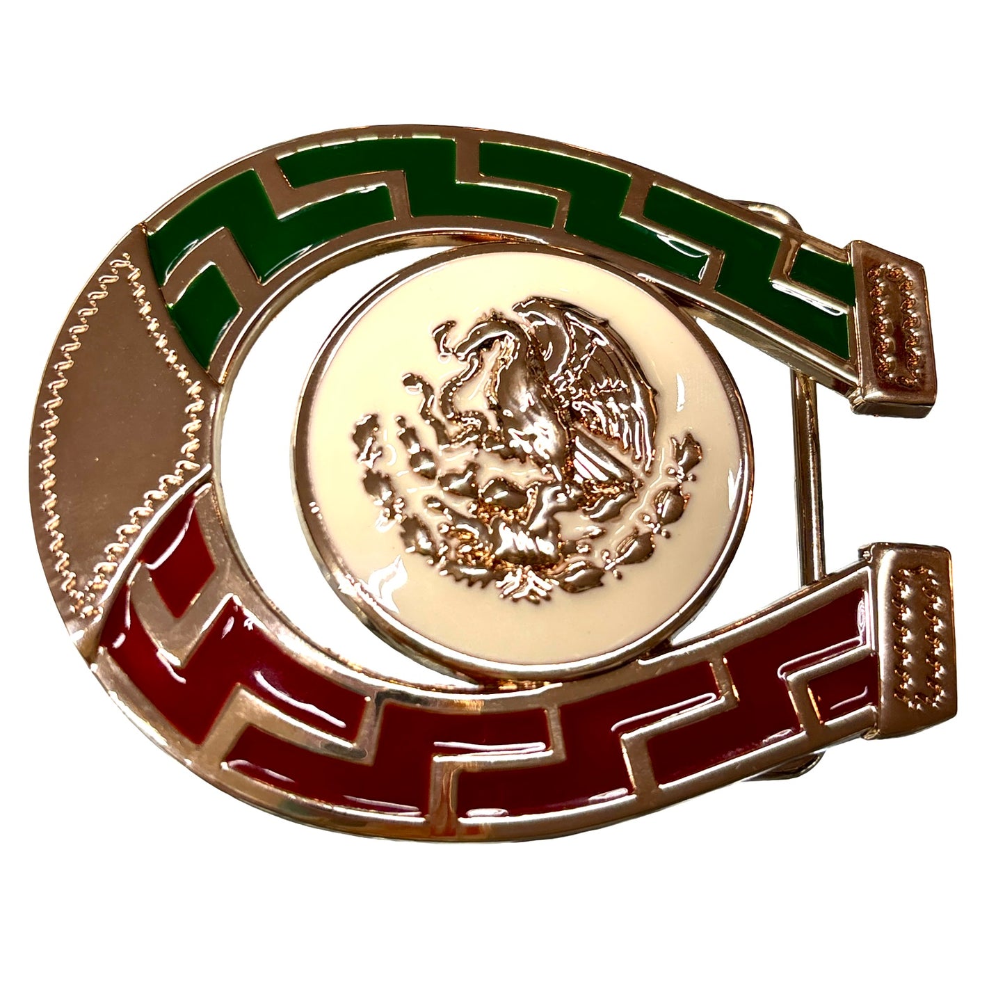 ⸻
🇲🇽 Hebilla México (águila)