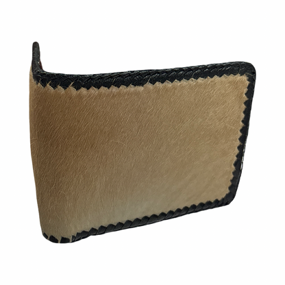 Handcrafted Leather & Cowhide Wallet – Made in Oaxaca, Mexico