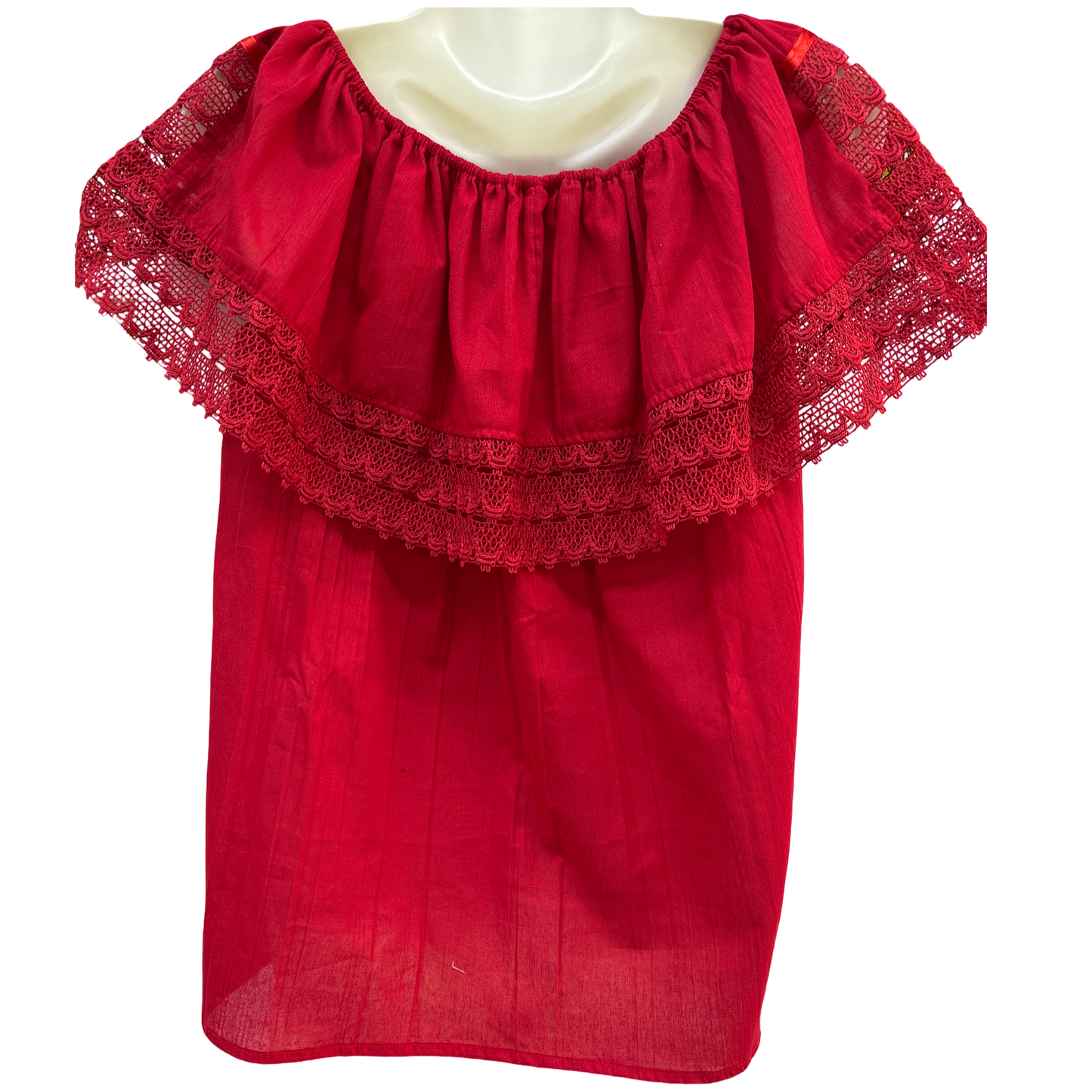 🌸 Embroidered Mexican Blouse – Off-Shoulder Elegant Style
