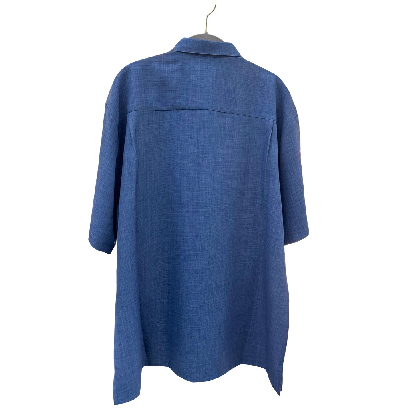 Men’s Blue and white Linen Guayabera – Handmade in Mexico