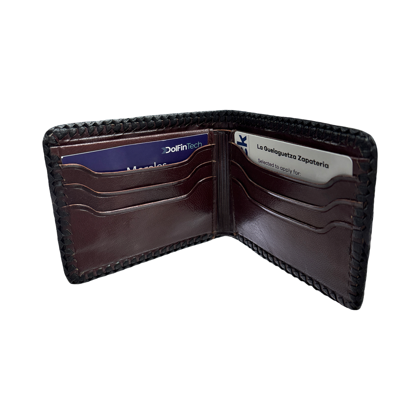 Handcrafted Leather & Cowhide Wallet – Made in Oaxaca, Mexico