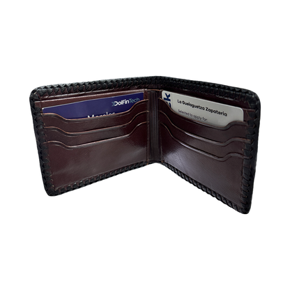 Handcrafted Leather & Cowhide Wallet – Made in Oaxaca, Mexico
