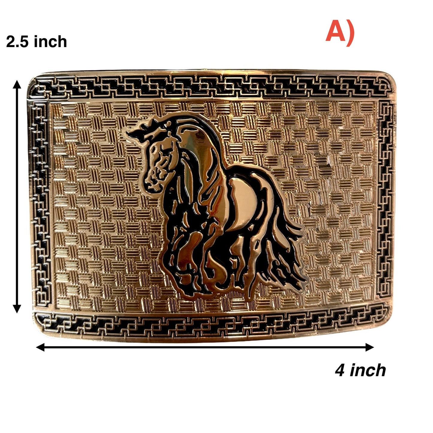 Horse & Bull Western Buckle