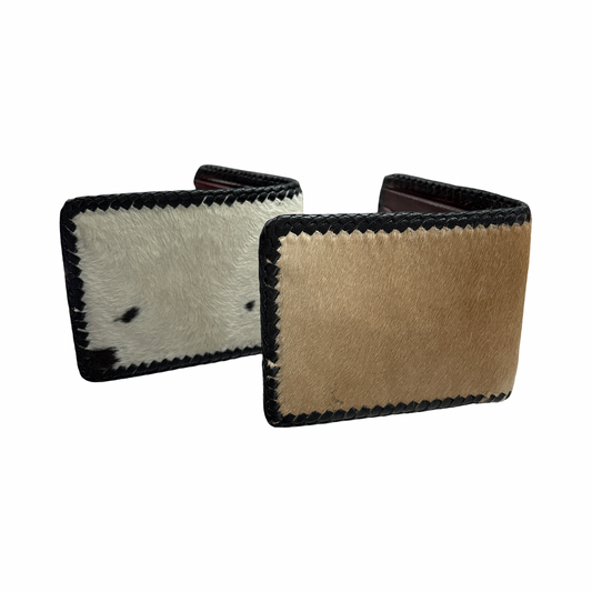 Handcrafted Leather & Cowhide Wallet – Made in Oaxaca, Mexico