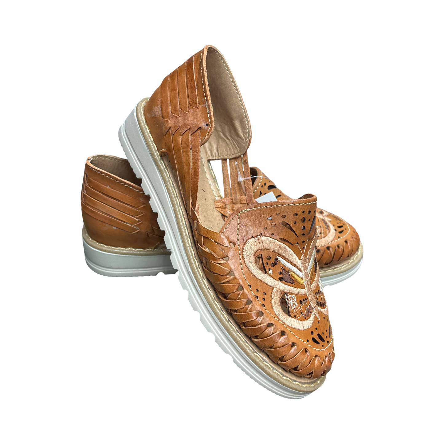 Handmade Embroidered Huarache Sandals