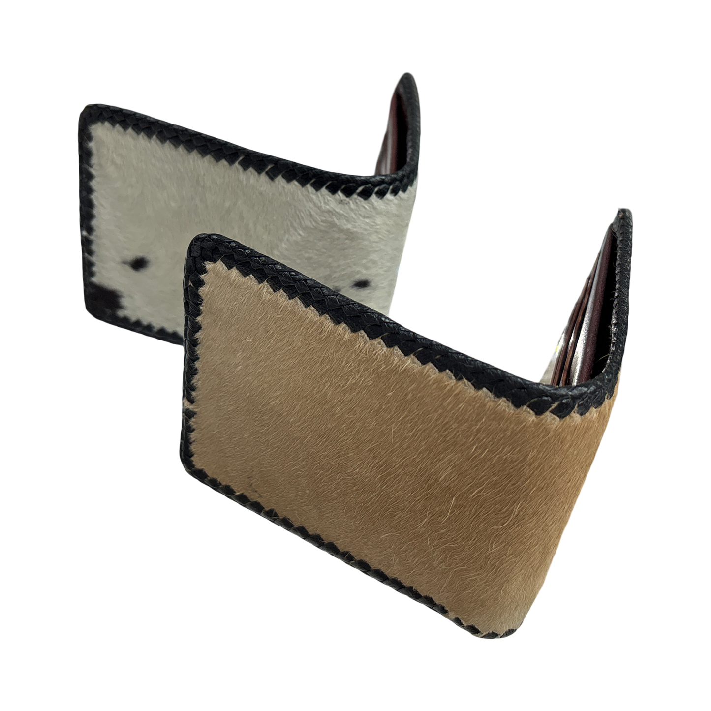 Handcrafted Leather & Cowhide Wallet – Made in Oaxaca, Mexico
