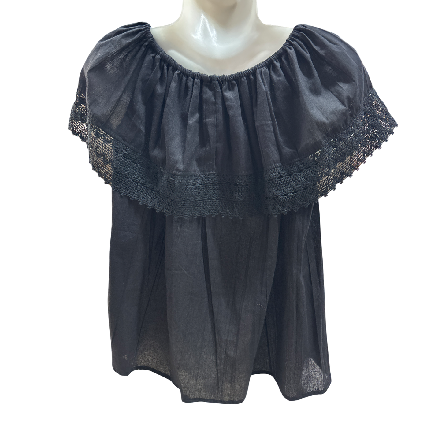 🌸 Embroidered Mexican Blouse – Off-Shoulder Elegant Style