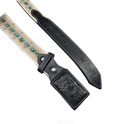 Western Rhinestone Belt – Red Stone Cowboy Belt