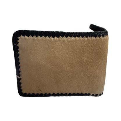Handcrafted Leather & Cowhide Wallet – Made in Oaxaca, Mexico