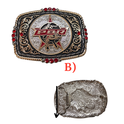PBR Western Belt Buckle