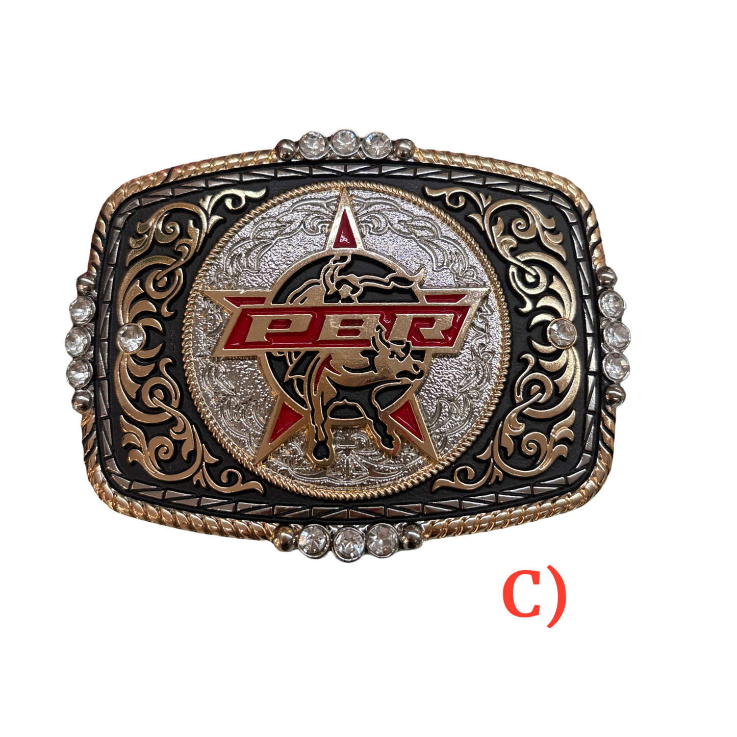 PBR Western Belt Buckle