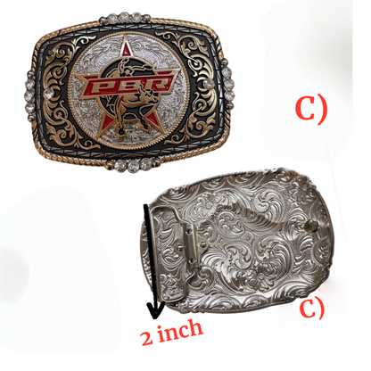PBR Western Belt Buckle