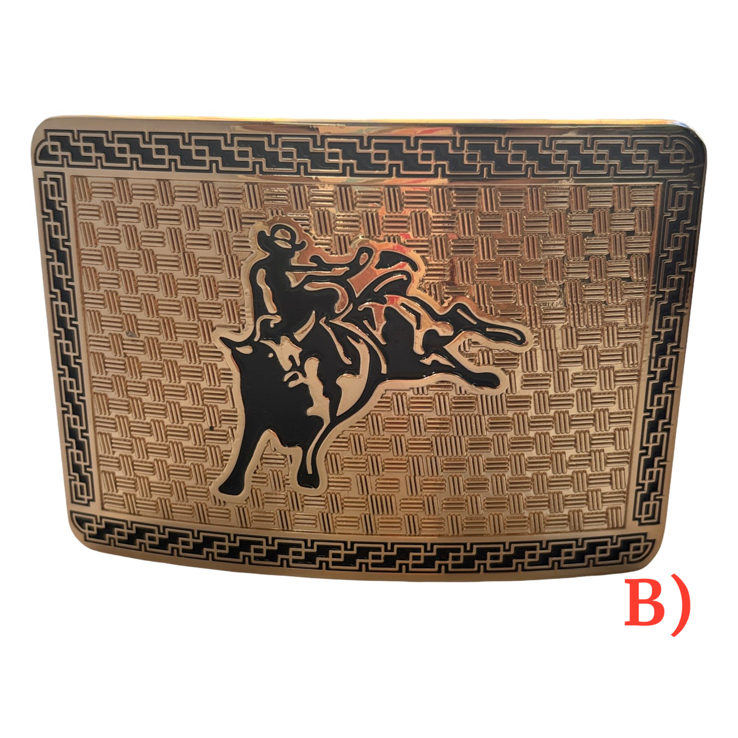Horse & Bull Western Buckle