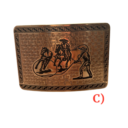 Horse & Bull Western Buckle