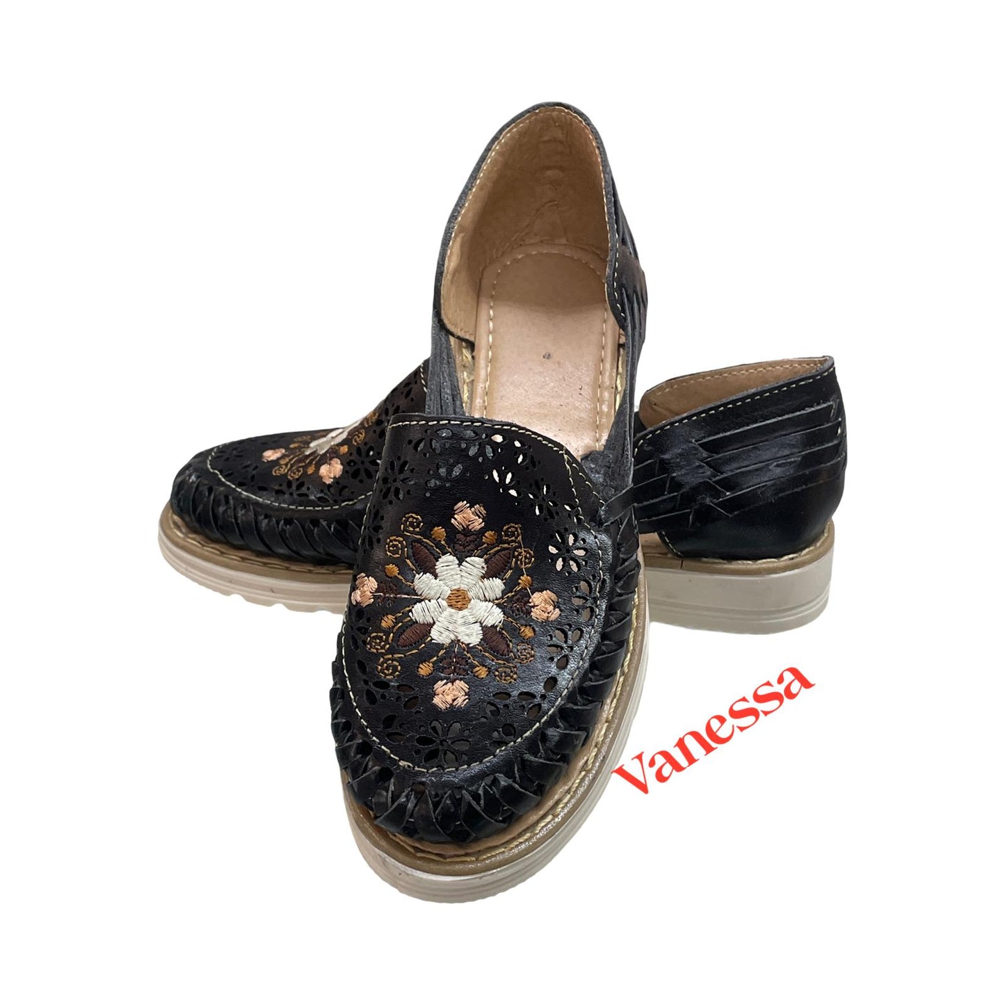 Handmade Embroidered Huarache Sandals